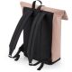 Matte PU Rolltop Backpack