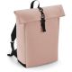 Matte PU Rolltop Backpack