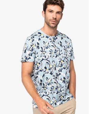 T-shirt imprimé tropical