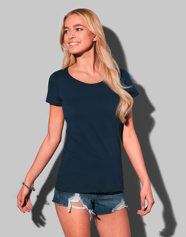 TEE-SHIRT FEMME FINEST COTTON