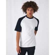 TEE-SHIRT BASEBALL MANCHES COURTES