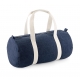 Denim Barrel Bag