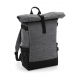 Block Roll-Top Backpack