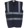 GILET FLUO 2 BANDES+BRETELLE