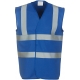 GILET FLUO 2 BANDES+BRETELLE