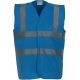 GILET FLUO 2 BANDES+BRETELLE