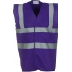 GILET FLUO 2 BANDES+BRETELLE