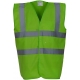 GILET FLUO 2 BANDES+BRETELLE