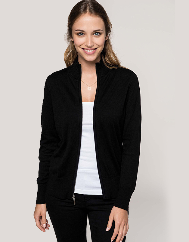 CARDIGAN ZIPPÉ FEMME