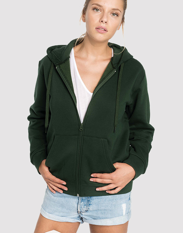 Sweat-shirt zippé capuche