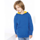 SWEAT-SHIRT CAPUCHE CONTRASTÉE ENFANT