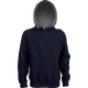 SWEAT-SHIRT CAPUCHE CONTRASTÉE ENFANT