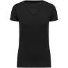 T-shirt Supima® col V manches courtes femme