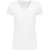 T-shirt Supima® col V manches courtes femme