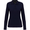 Polo manches longues femme