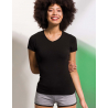 T-SHIRT FEMME COL V FEEL GOOD