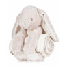 Peluche Lapin & couverture