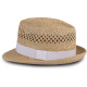 Chapeau de paille style Panama