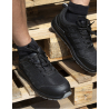 All Black Safety Trainer - size 3