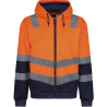 Pro Hi Vis Full Zip Hoodie