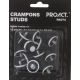 12 CRAMPONS NYLON CONIC