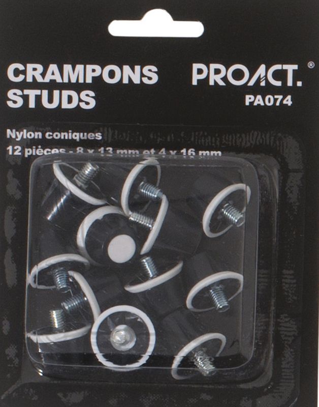 12 CRAMPONS NYLON CONIC